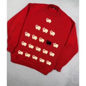 Vintage 90s Kotare black sheep knit sweater